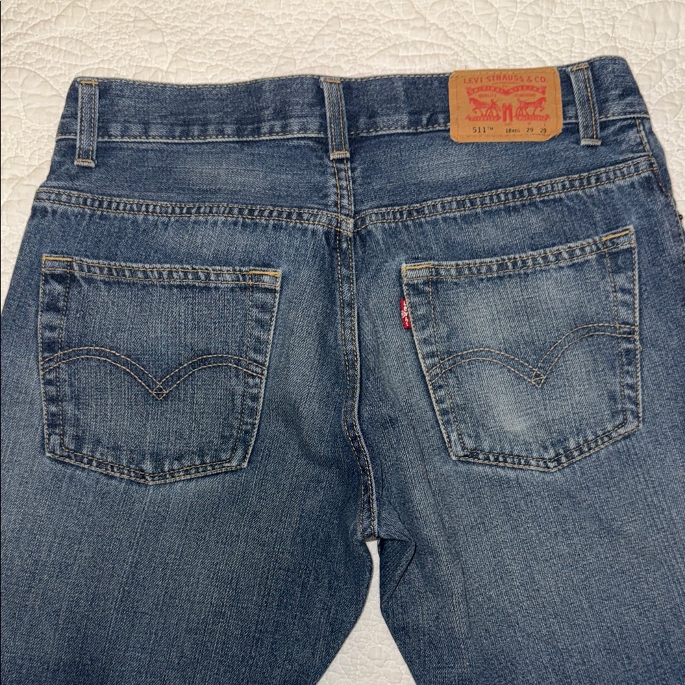 Levi's 511 Blue Slim Straight Jeans